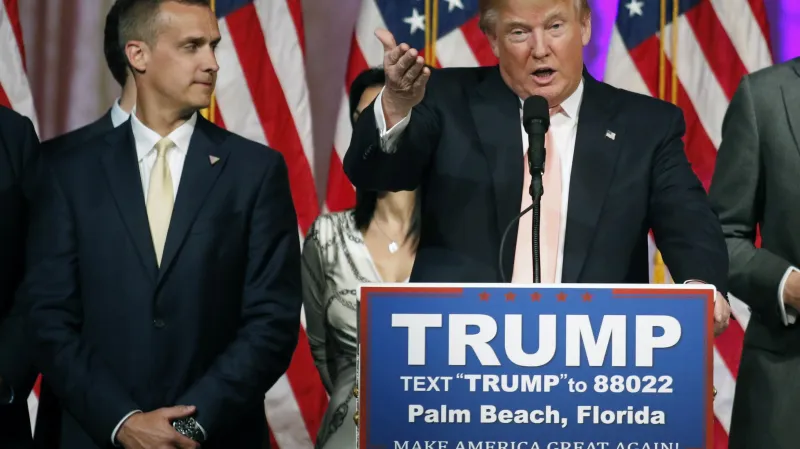 Corey Lewandowski s Donaldem Trumpem