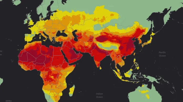 Mapa globálního znečištění