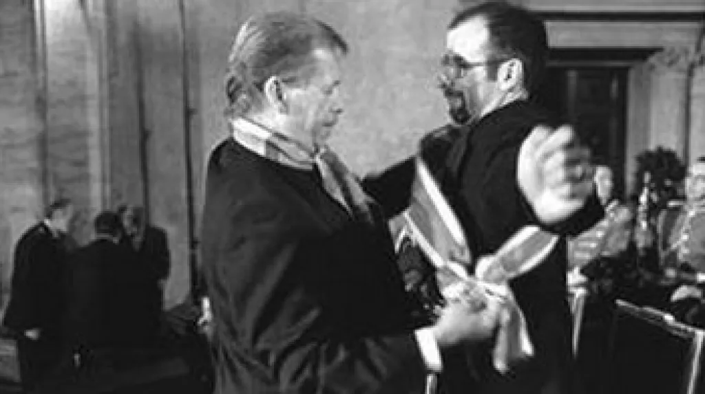 Václav Havel a Pavel Koutecký