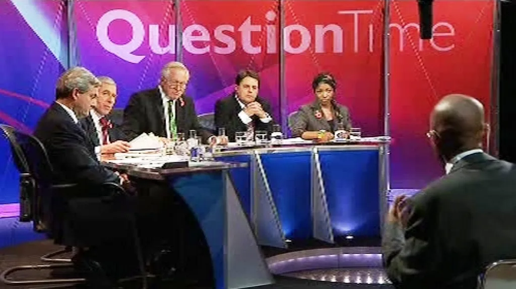 Diskusní pořad Question Time televize BBC