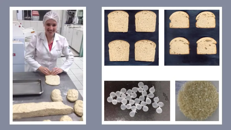 Autorka výzkumu z testovanými chleby