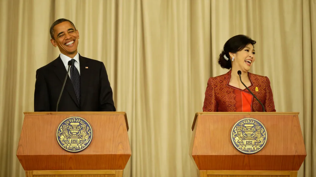 Barack Obama a Jinglak Šinavatrová
