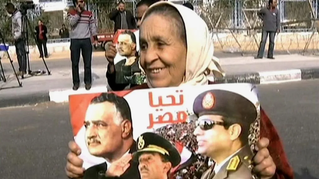 Protesty před egyptským soudem