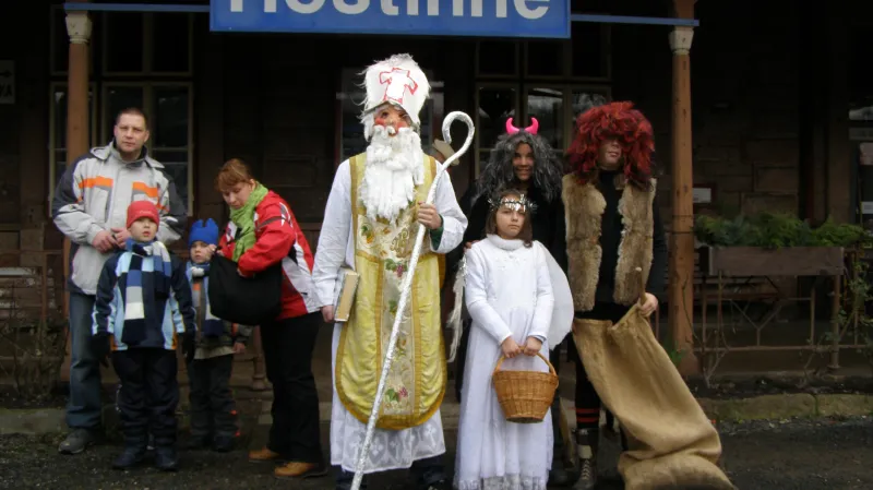 Z akce Mikulášský parní vlak