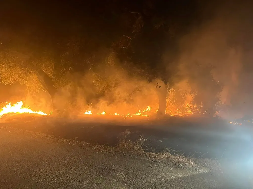 Hasiči bojují s rozsáhlými požáry v kalifornské Santa Barbaře