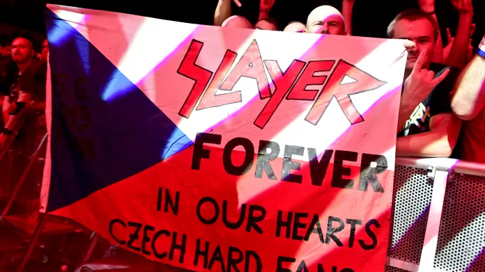 Čeští fanoušci kapely Slayer