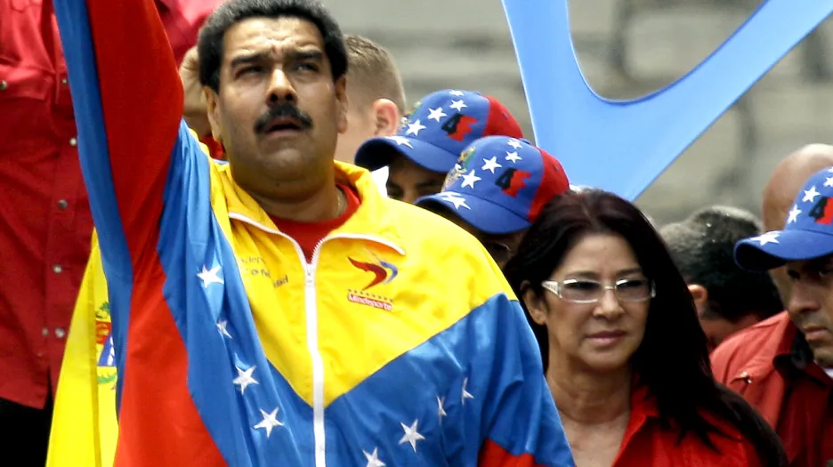 Nicolás Maduro a Cilia Floresová