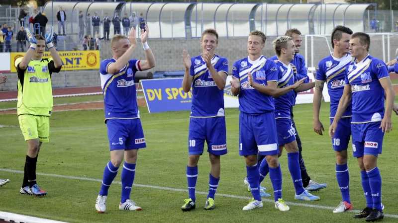 Radost fotbalistů Ústí nad Labem