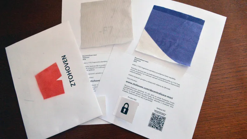 Rozstříhaná prezidentská standarta