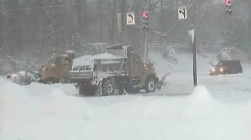 V USA udeřila sněhová bouře