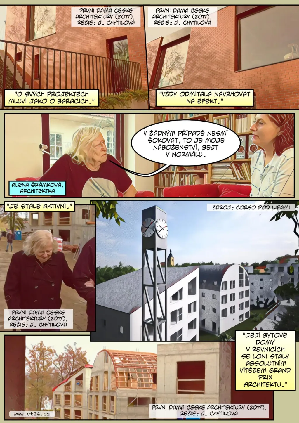 Výstava k výročí narození architektky Aleny Šrámkové