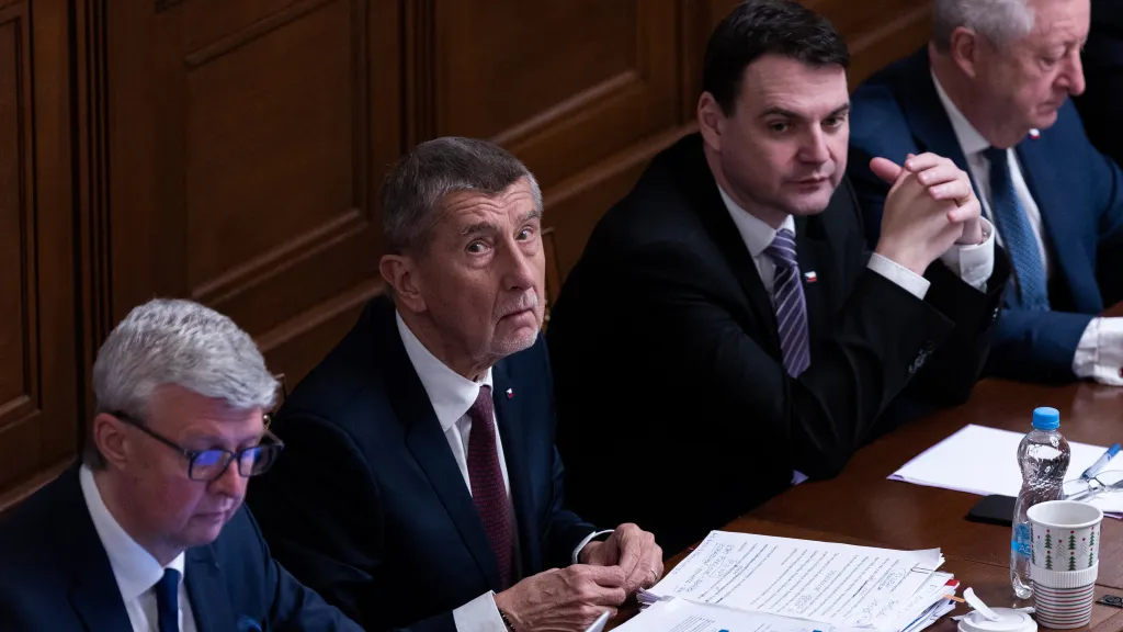 Premiér Andrej Babiš (ANO) na zasedání sněmovny