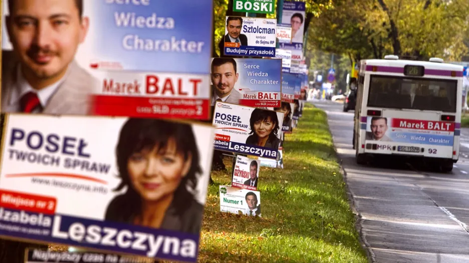 Polská předvolební kampaň