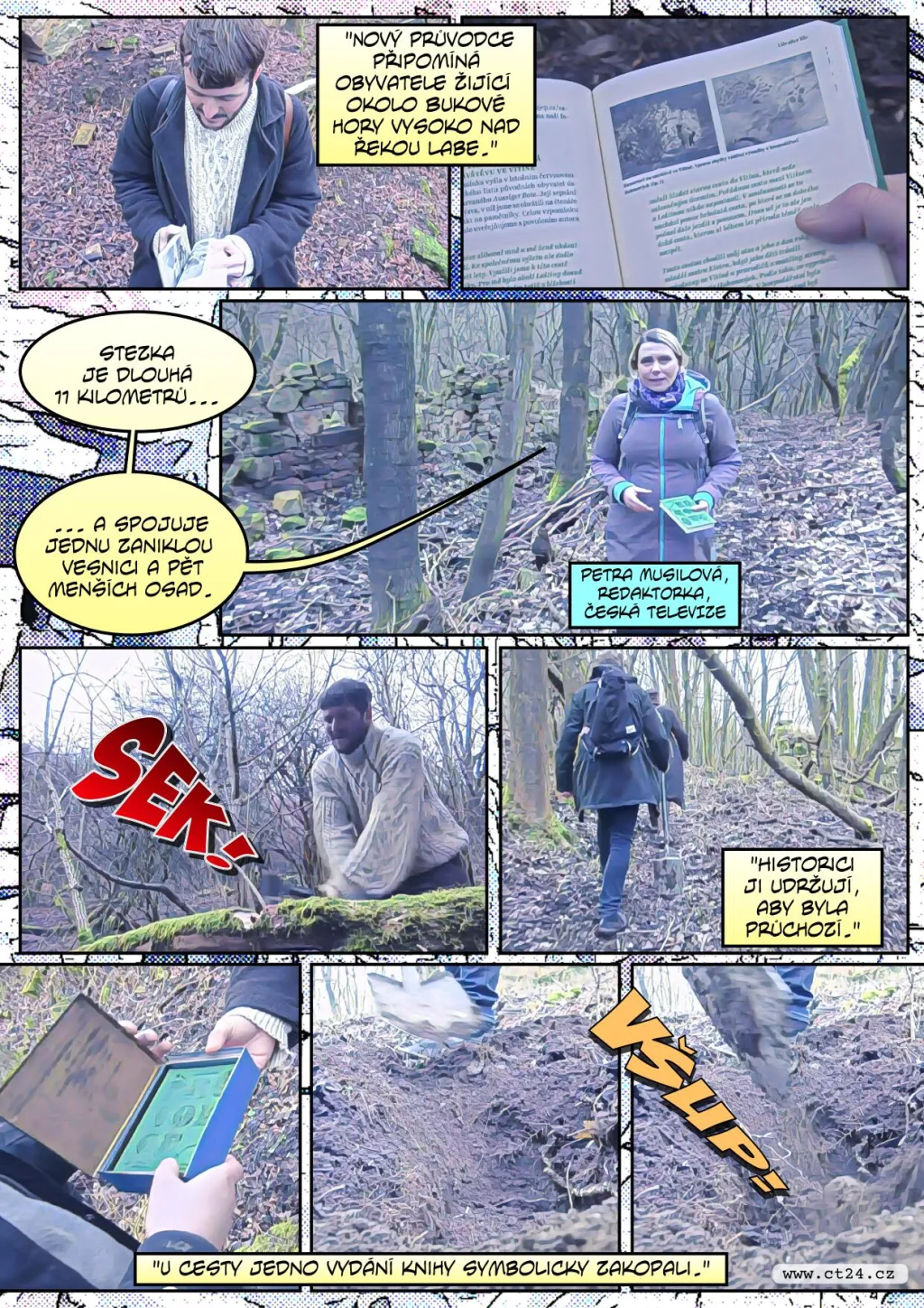 Opuštěné vesnice v Sudetech