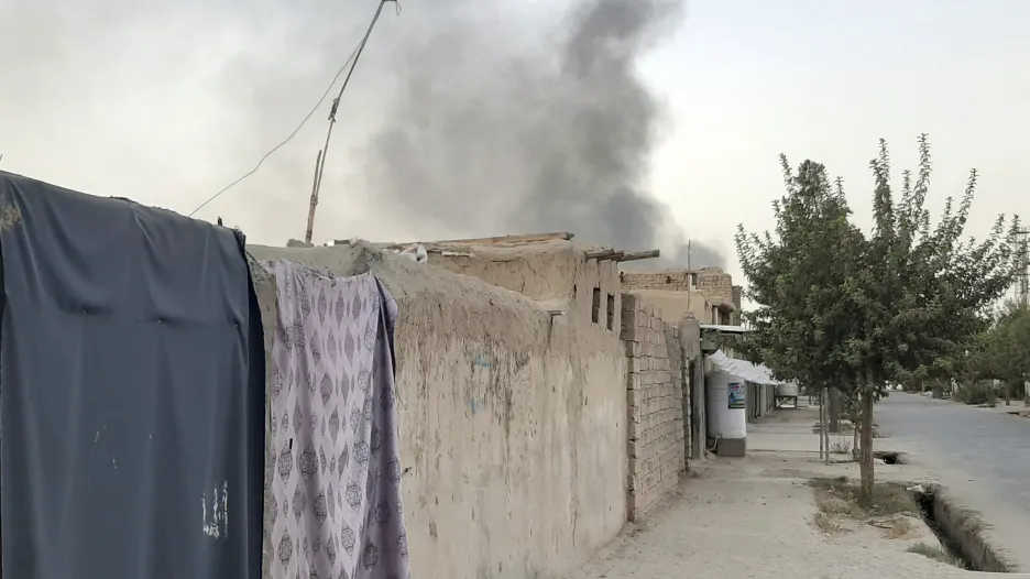 Následky výbuchu v Afghánistánu