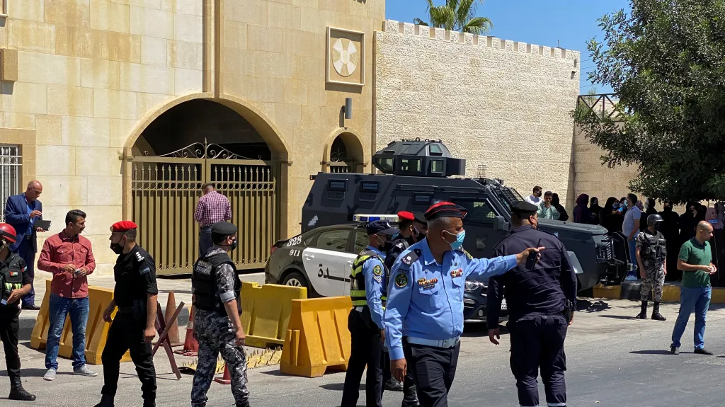 Bezpečnostní opatření před soudem v Ammánu