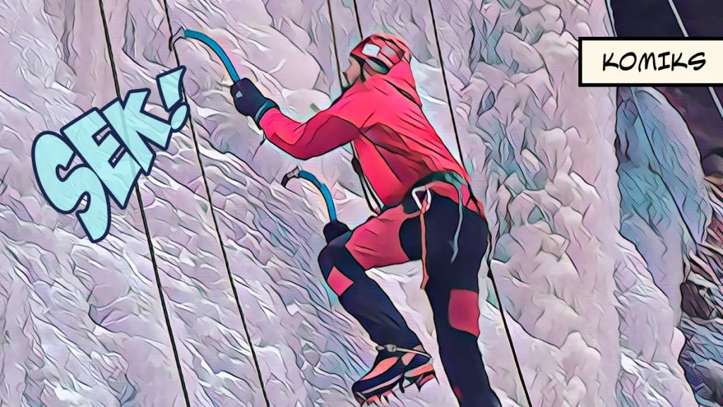 Horolezci pokořují vírskou ledovou stěnu na Žďársku