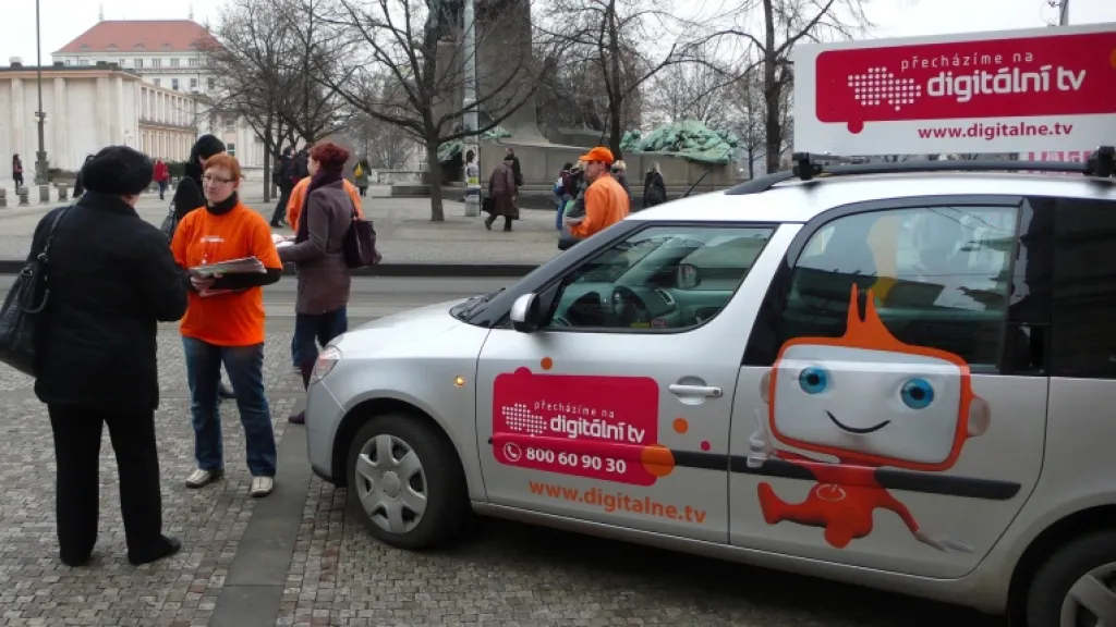 Digihlídka na Palackého náměstí v Praze
