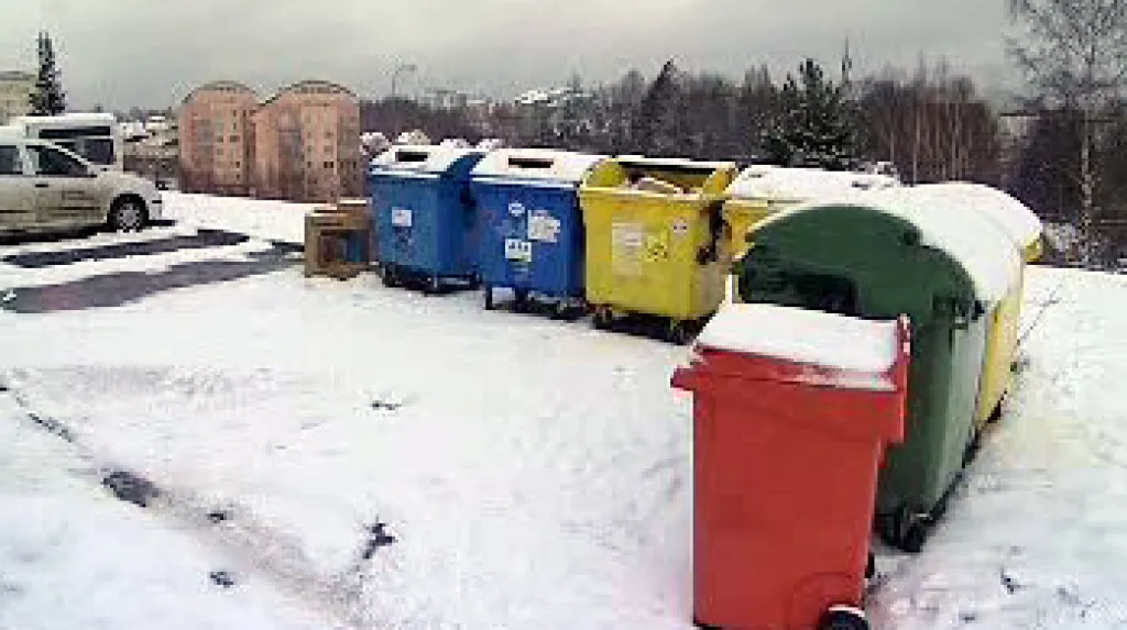 Kontejnery pro tříděný odpad
