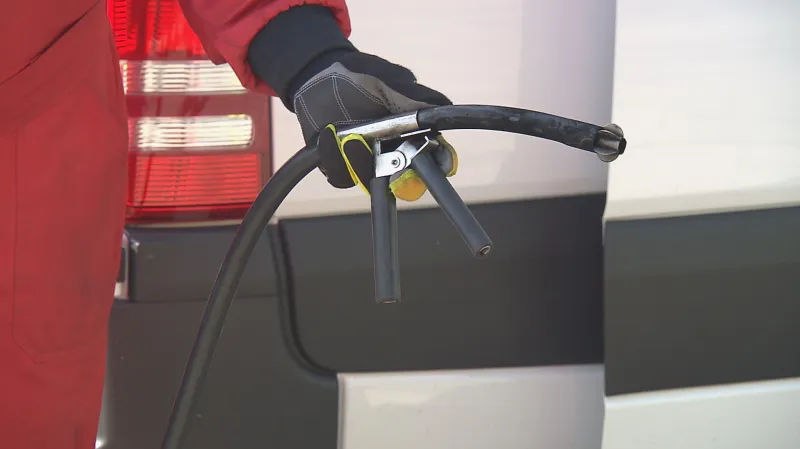 Počáteční část přístroje na měření emisí