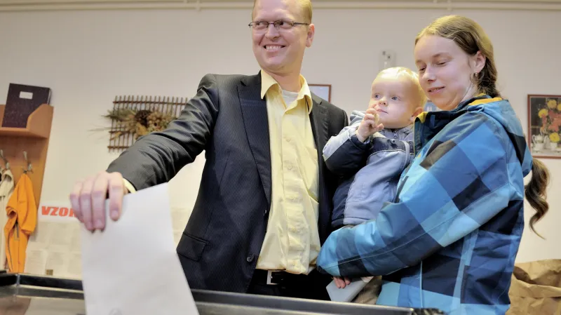 Pavel Bělobrádek u voleb