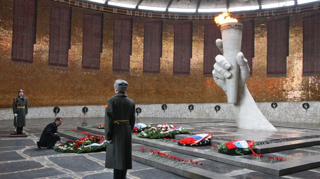 Ruský prezident ve Volgogradě