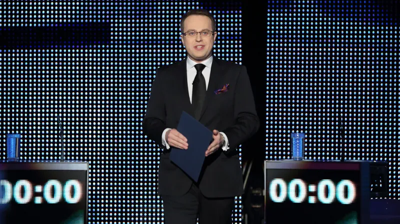 Moderátor Václav Moravec