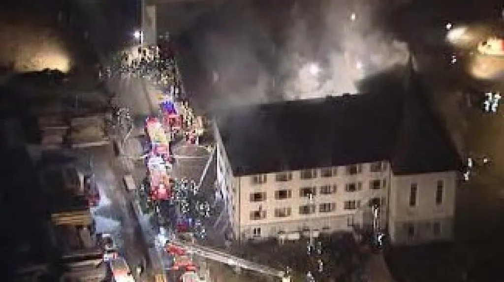 Požár domova důchodců