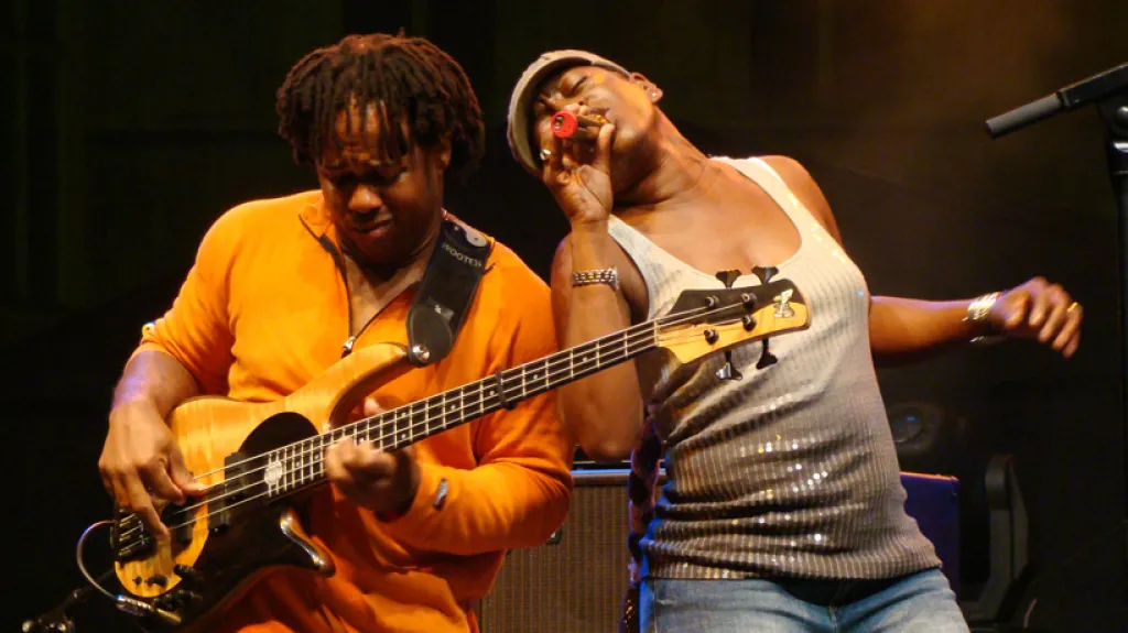 Victor Wooten a Sandra Williamsová