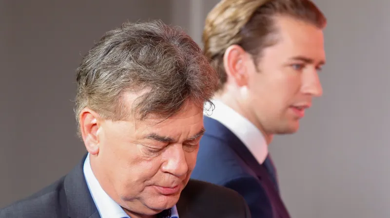 Werner Kogler a Sebastian Kurz