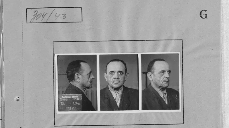 Antonín Hron v době věznění v roce 1943