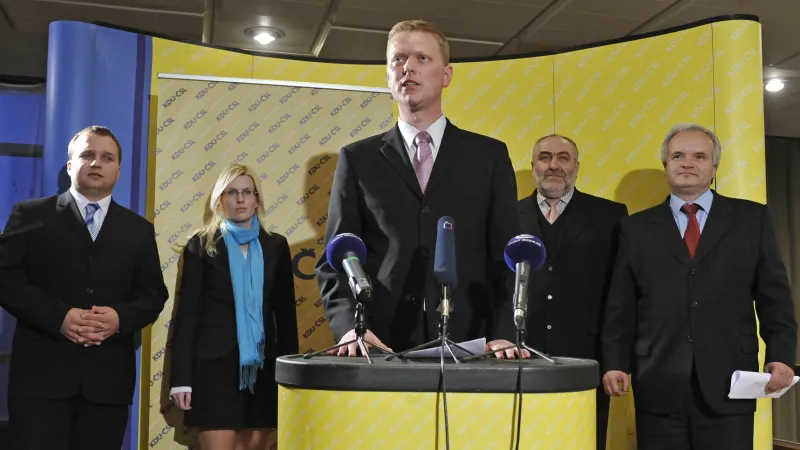 Pavel Bělobrádek po zvolení předsedou KDU-ČSL v listopadu 2010