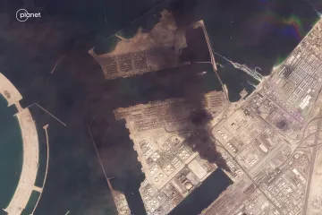 Satelitní snímky ukazují škody po úderech na Blízkém východě