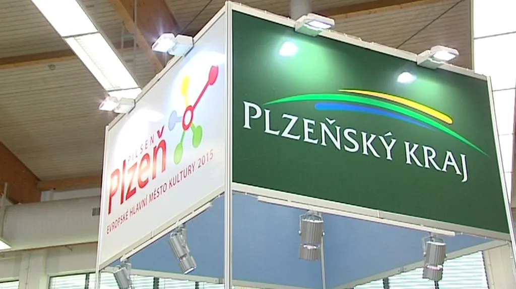 Propagační stánek Plzně na veletrhu ITEP