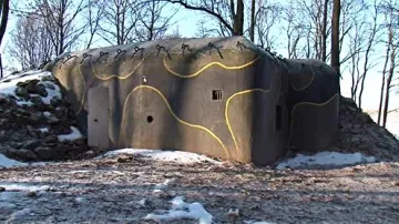 Zrekonstruovaný bunkr ve Vranově nad Dyjí