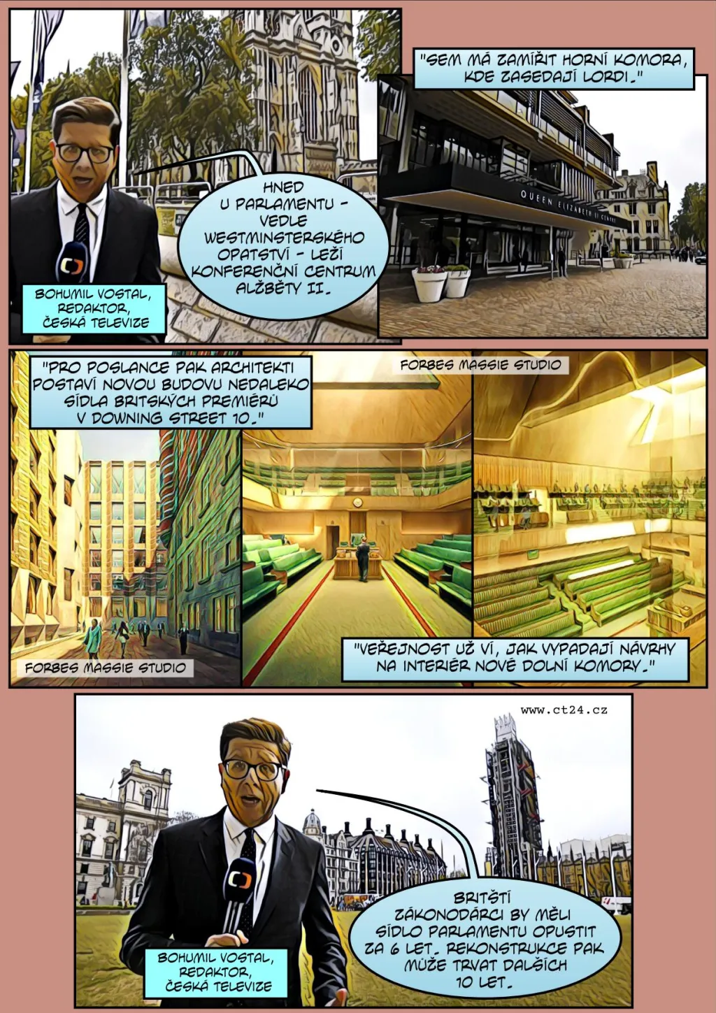 Komiks: Britský parlament čeká rekonstrukce