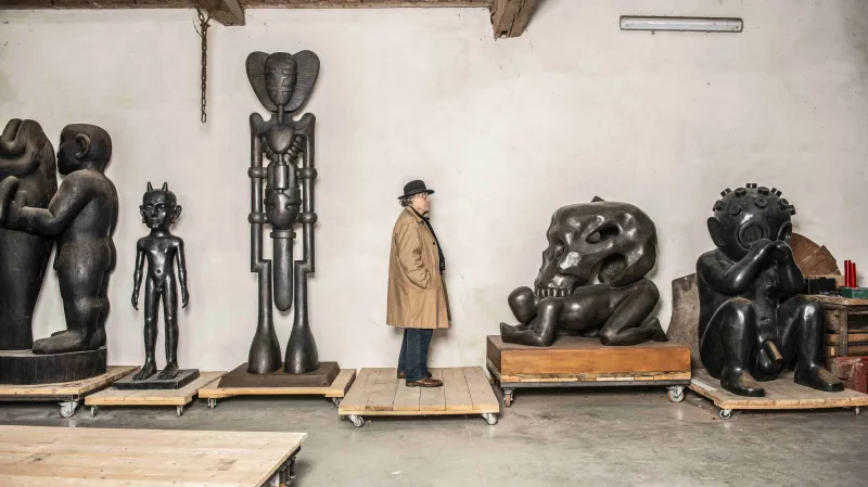 1. místo v kategorii Portrét: Sochař Jaroslav Róna (Michael Tomeš, Intro)