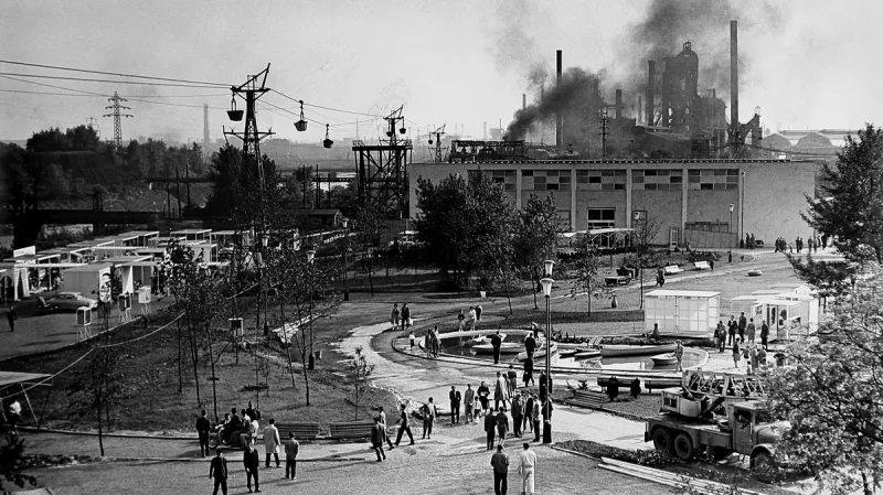 Výstaviště Černá louka - Ostrava před rokem 1989