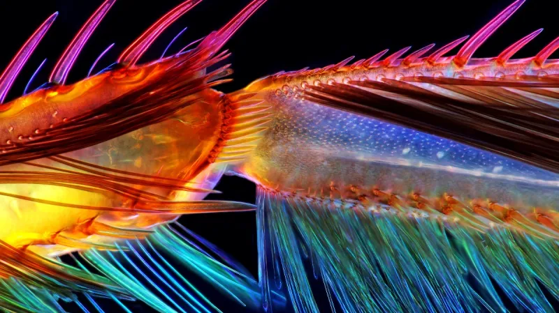 Huseníček rolní: časosběr růstu za 17 hodin