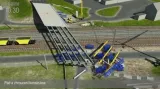 Ukázka z vizualizace pádu mostu ve Studénce