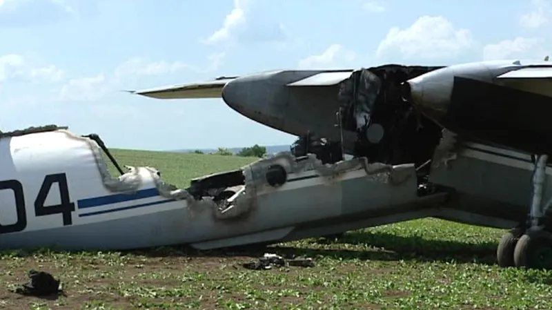 Havarovaný ruský Antonov