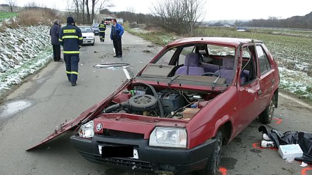 Vrak auta po nehodě
