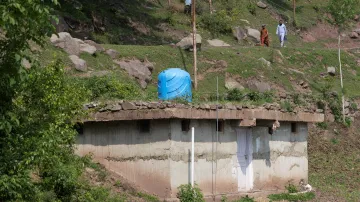 Bunkr v indickém Uri u kašmírské hranice