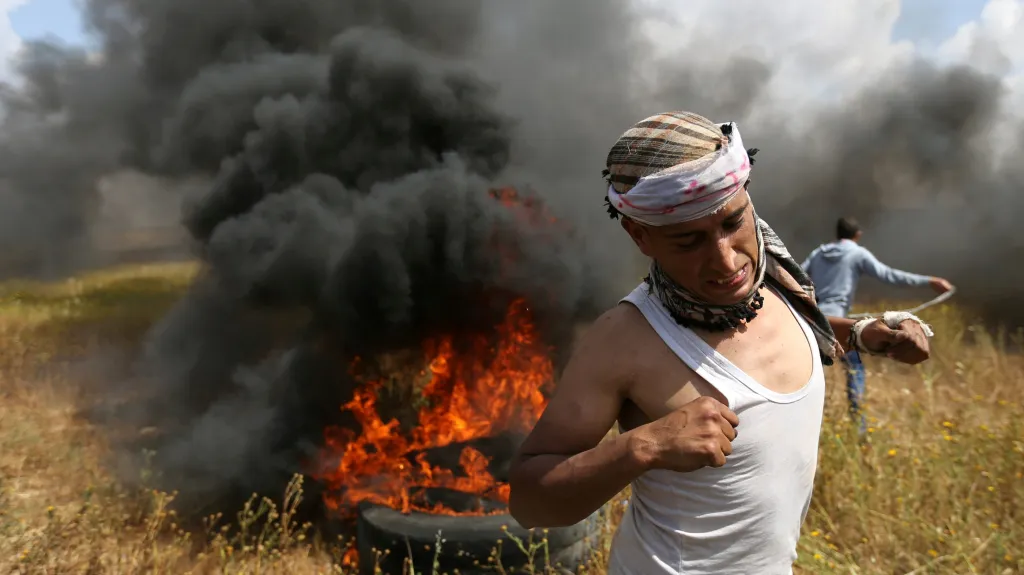 Palestinské protesty se zvrhly v násilnosti