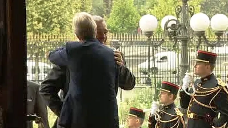 Karel Schwarzenberg a Bernard Kouchner