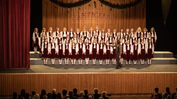 Záběry z natáčení filmu Sbormistr (červen 2023)