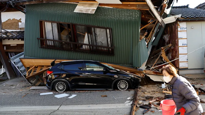 Následky zemětřesení v Japonsku
