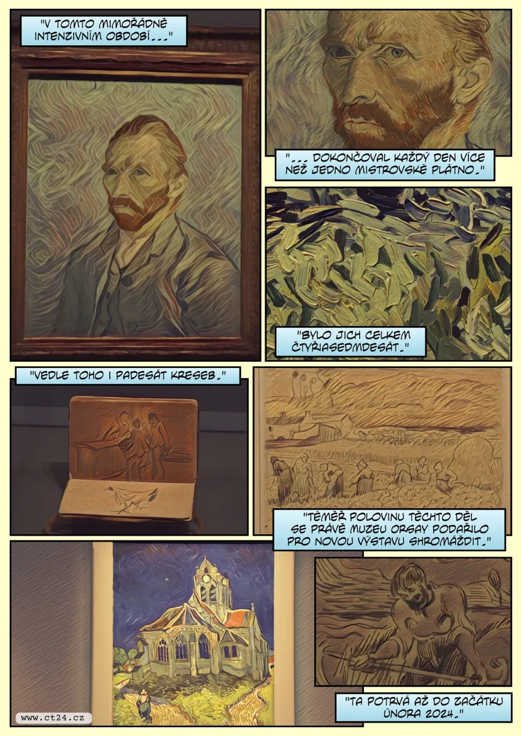 Krajiny Vincenta van Gogha