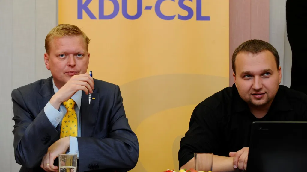 Pavel Bělobrádek a Marian Jurečka