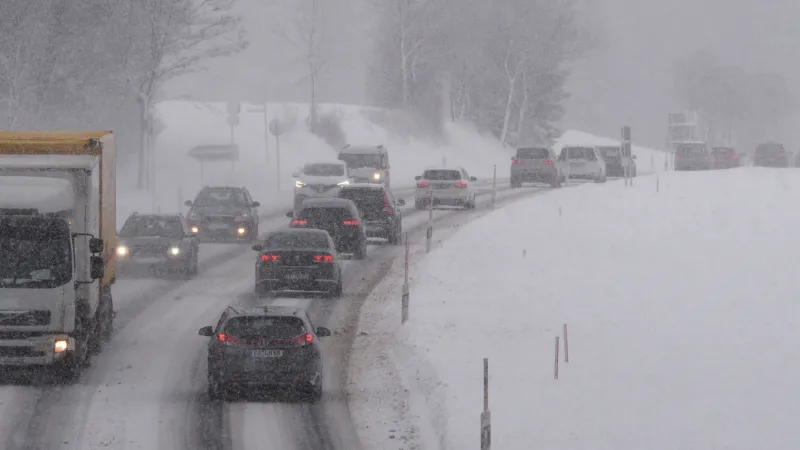 Sněhová kalamita v Německu